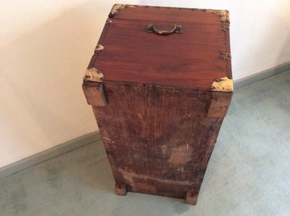 A 19thC camphor campaign trunk View XVI