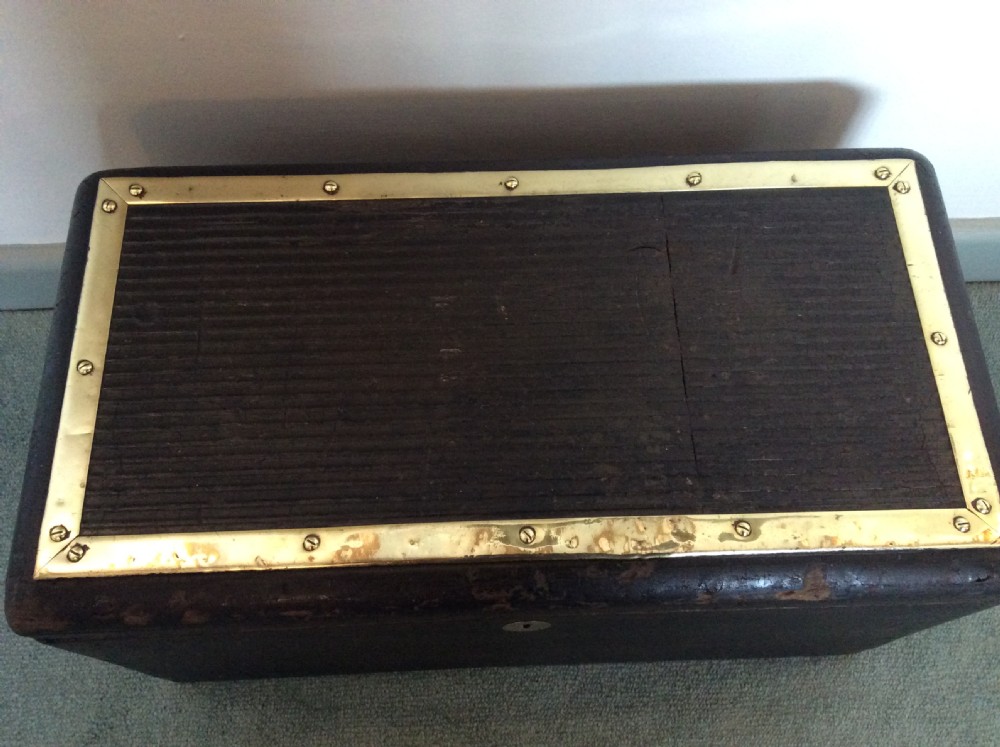 A vintage car or carriage tool box View II