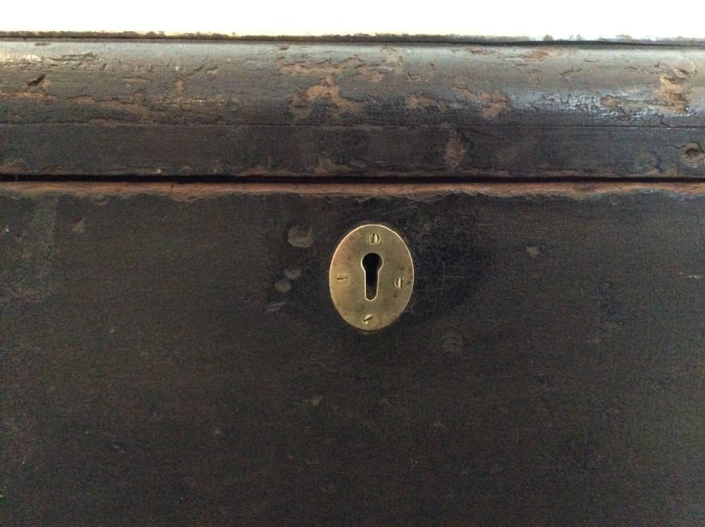 A vintage car or carriage tool box View III