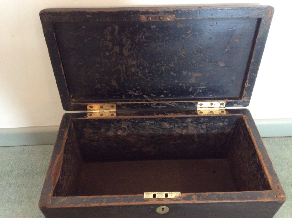 A vintage car or carriage tool box View V