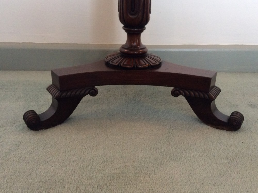 A Regency mahogany occasional table View III