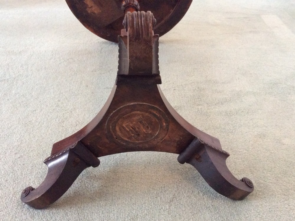 A Regency mahogany occasional table View XII