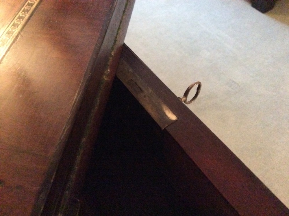 A Regency rosewood brass inlaid hall table View XIII