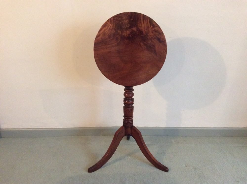 A small Georgian tripod wine table