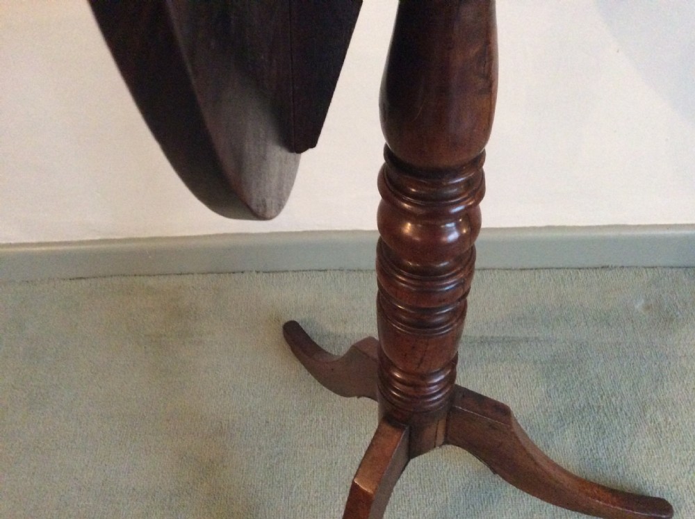 A small Georgian tripod wine table View VIII