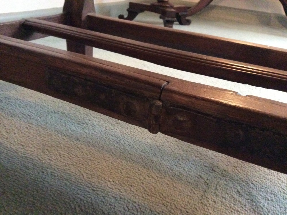 An 18thC French oak low occasional table View VIII