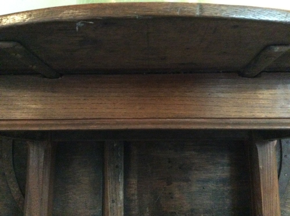 An 18thC French oak low occasional table View XII