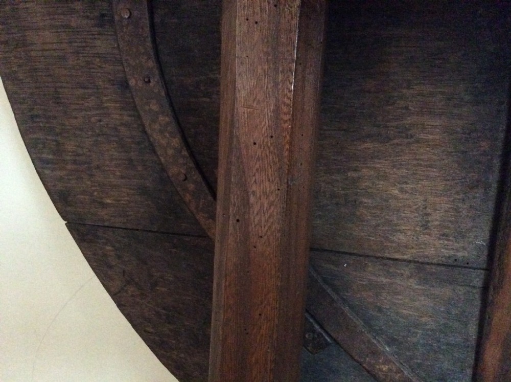 An 18thC French oak low occasional table View XIII