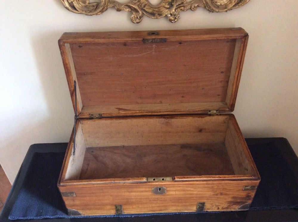 A small 19thC camphor campaign trunk View XI