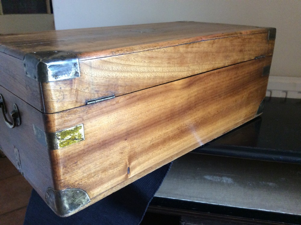 A small 19thC camphor campaign trunk View XII