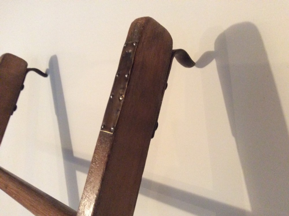 A mahogany library ladder View II