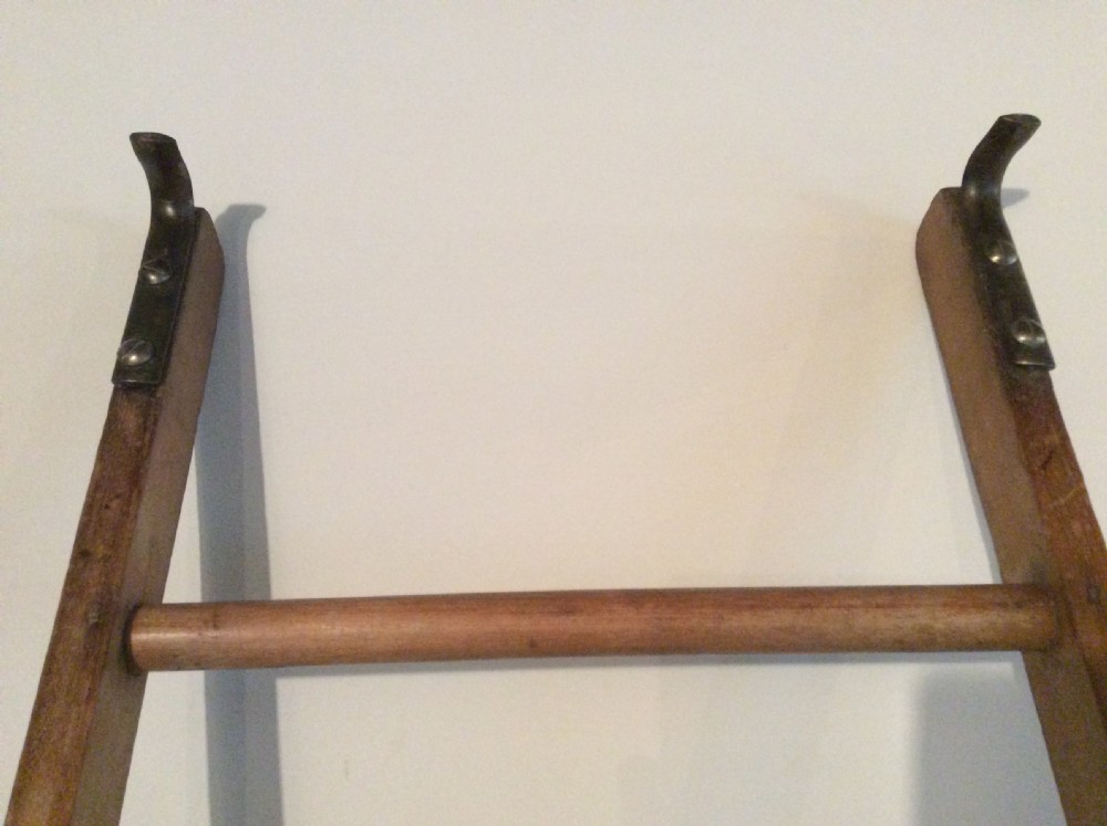 A mahogany library ladder View VI