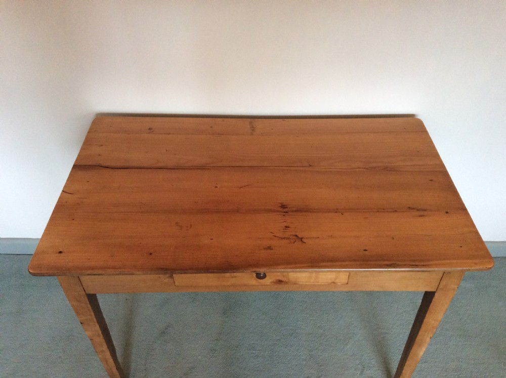 A French cherry wood side table View III