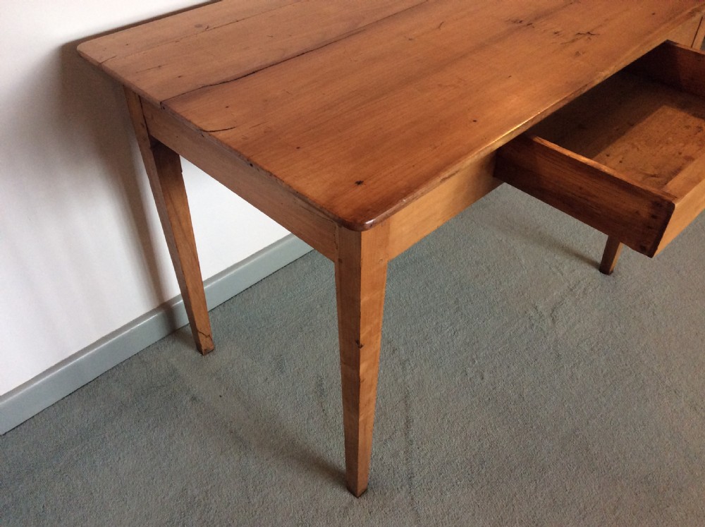 A French cherry wood side table View VII
