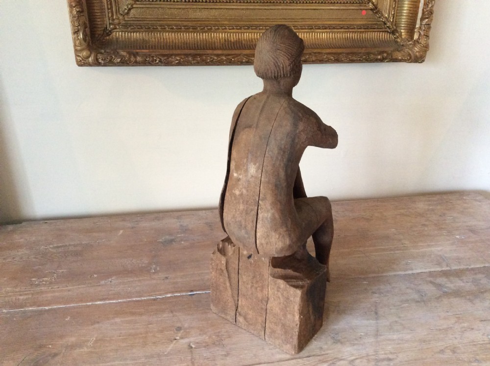 A carved wood Deco period sculpture View IX