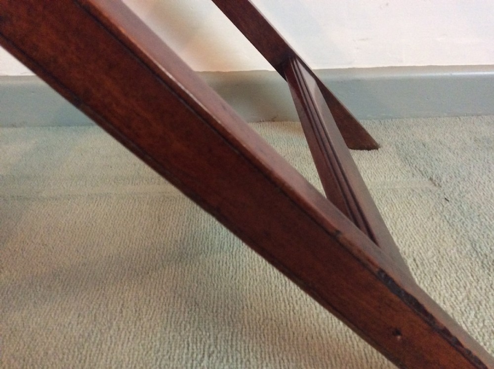 A Georgian folding campaign table View IV