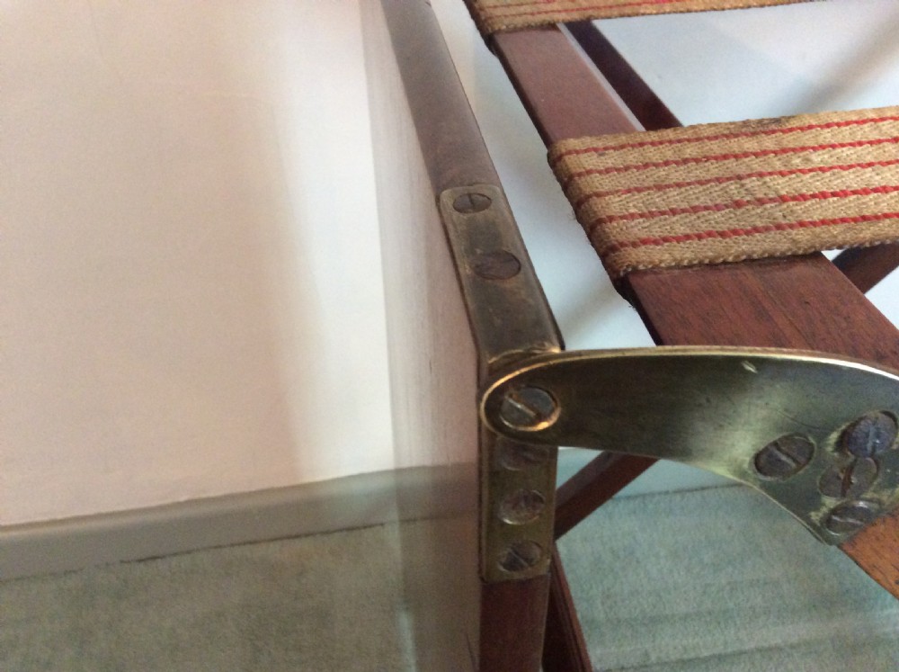 A Georgian folding campaign table View V
