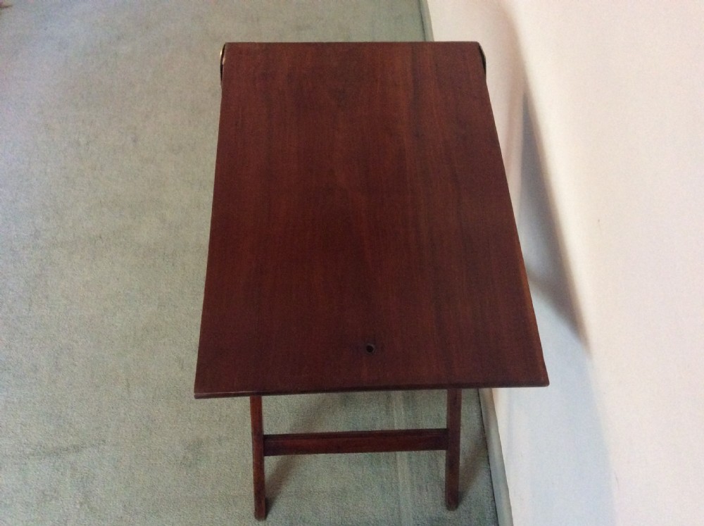 A Georgian folding campaign table View VIII