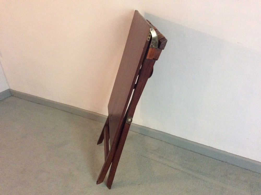 A Georgian folding campaign table View IX