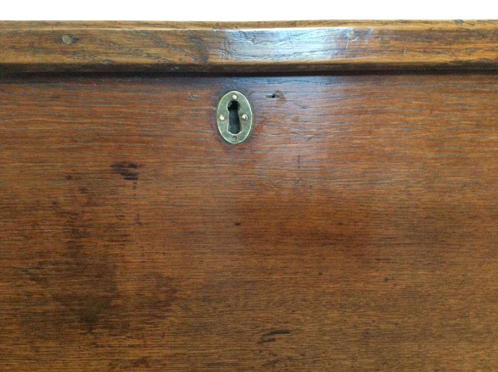 A Georgian oak trunk View IV