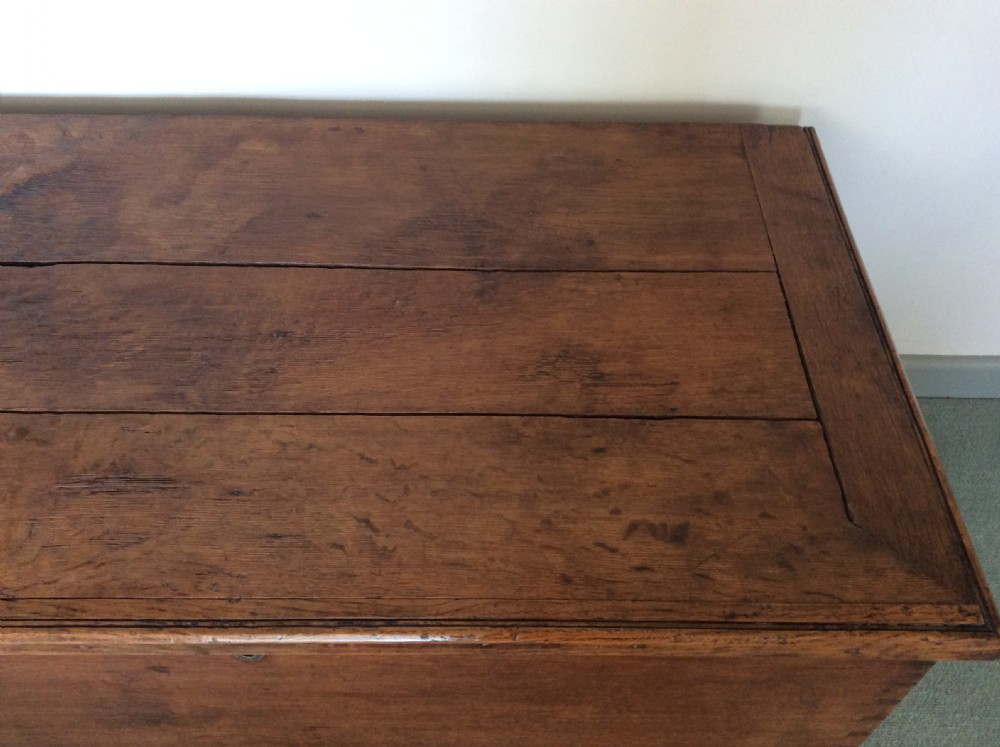 A Georgian oak trunk View X