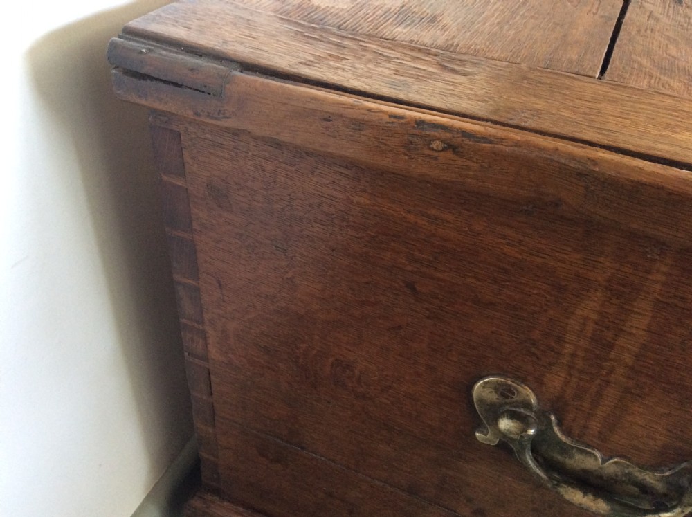 A Georgian oak trunk View XI