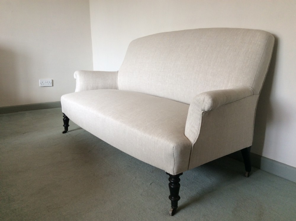 An antique french three seat sofa View II