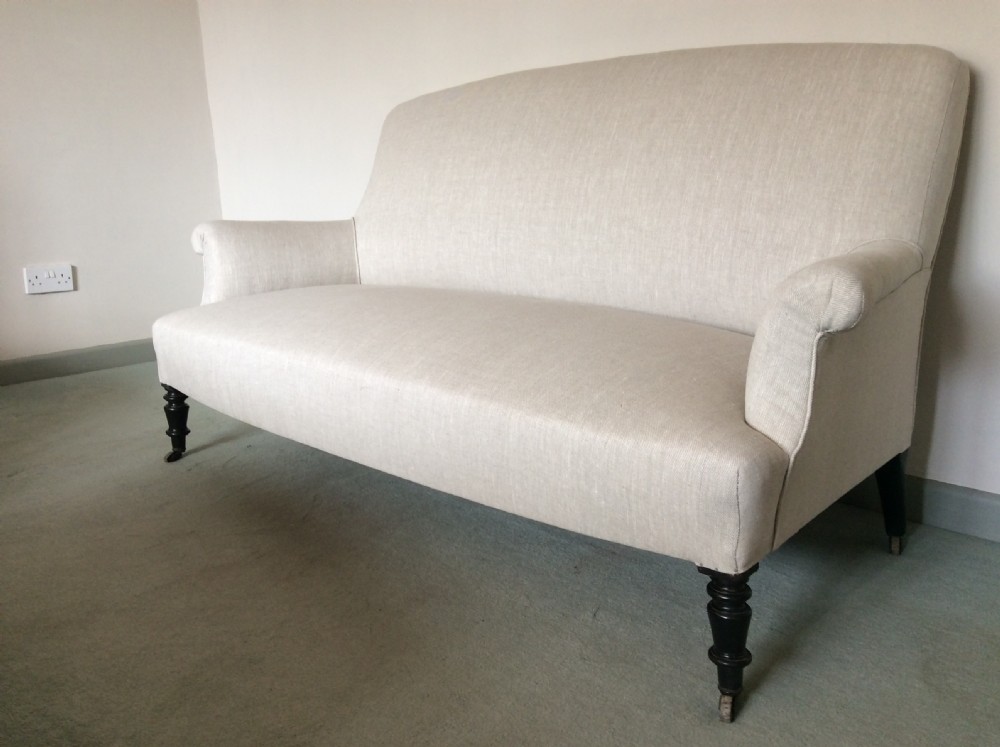 An antique french three seat sofa View V