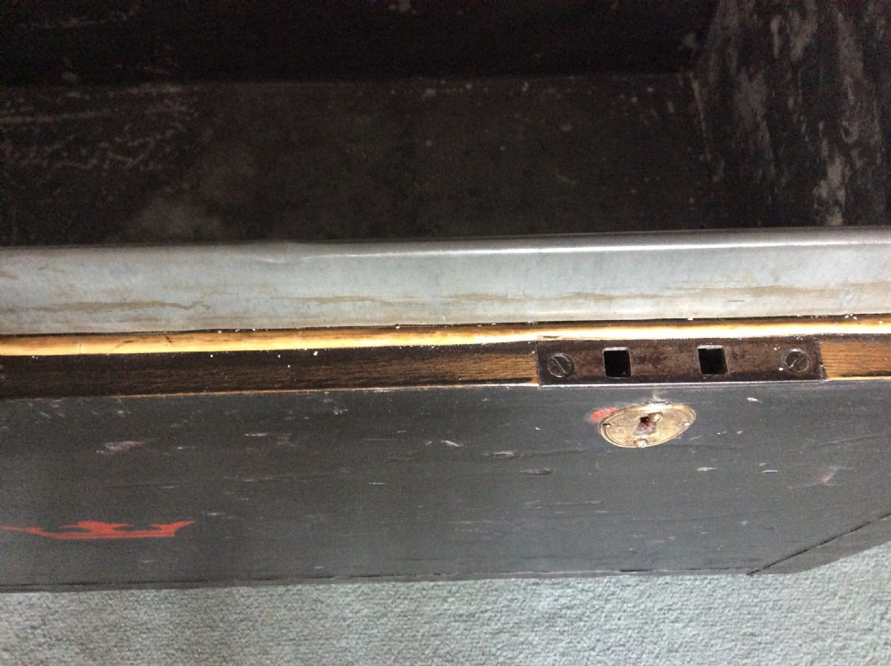 An Army and Navy military campaign trunk View XI