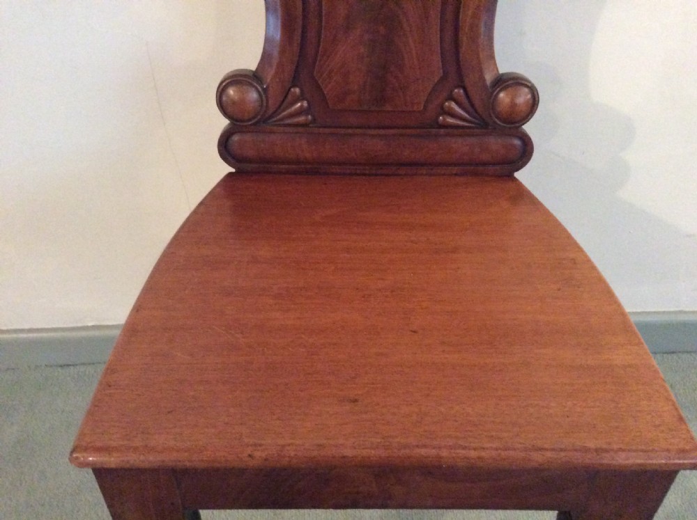 A good William IV hall chair View IV