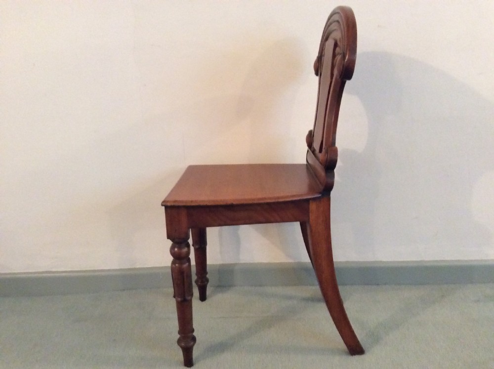 A good William IV hall chair View VI