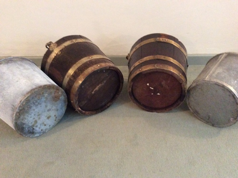 A near pair of antique peat buckets View VIII