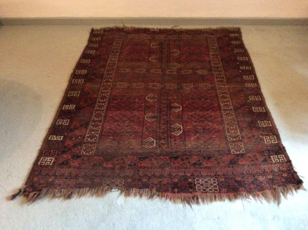 A 193cm x 145 cm antique rug