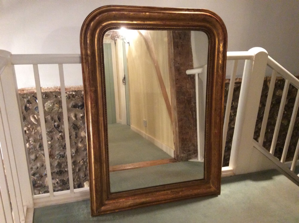 A French 19thC gilded mirror