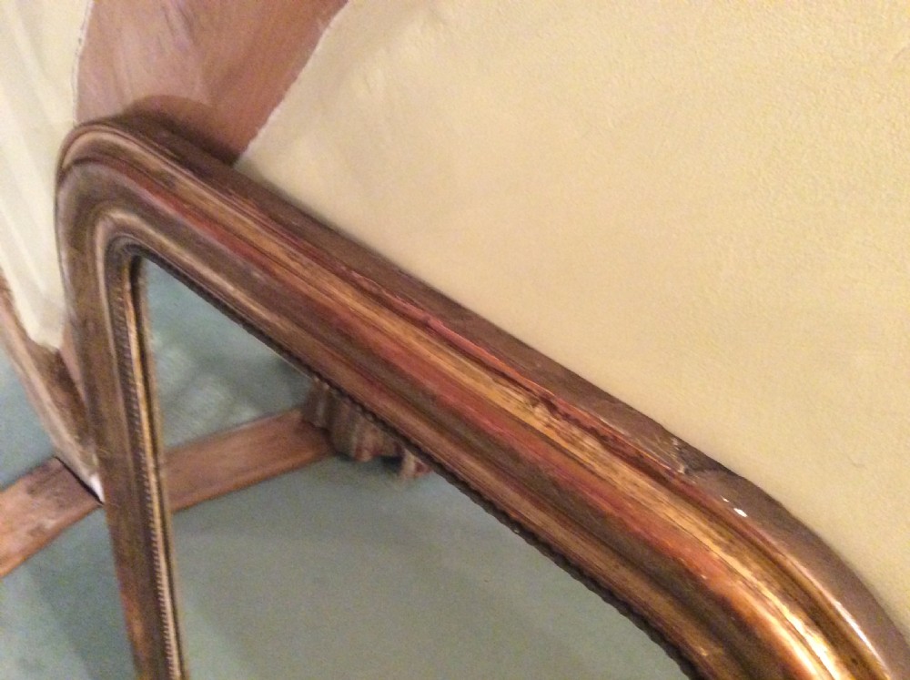A French 19thC gilded mirror View VI