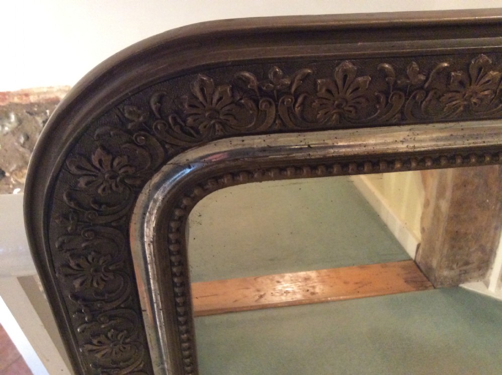 A French 19thC arch top mirror View II