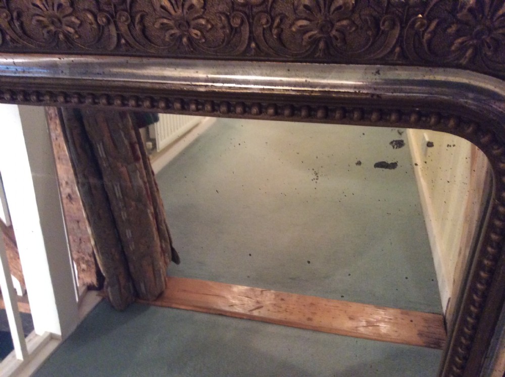 A French 19thC arch top mirror View III