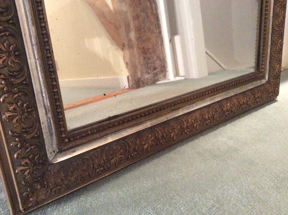A French 19thC arch top mirror View IV