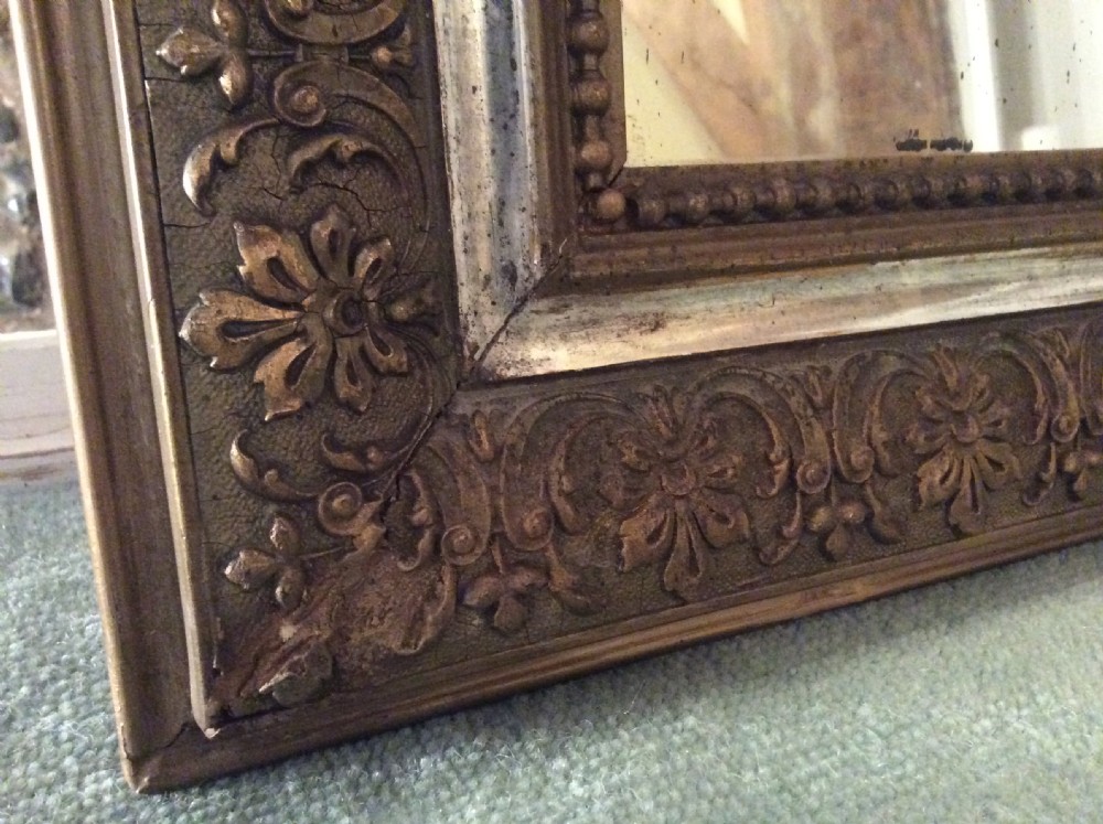 A French 19thC arch top mirror View V