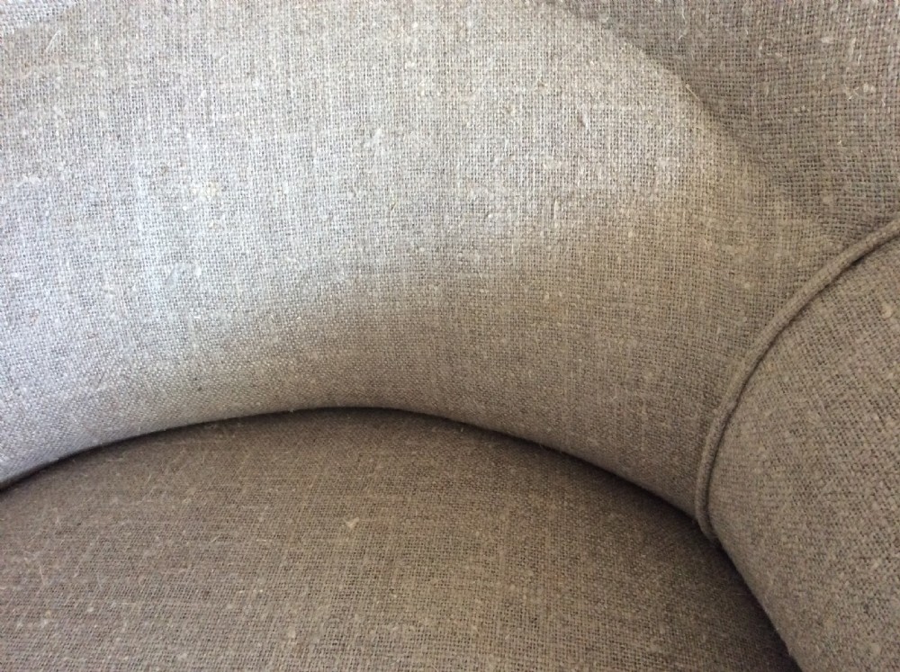 A 19thC French upholstered armchair View VI