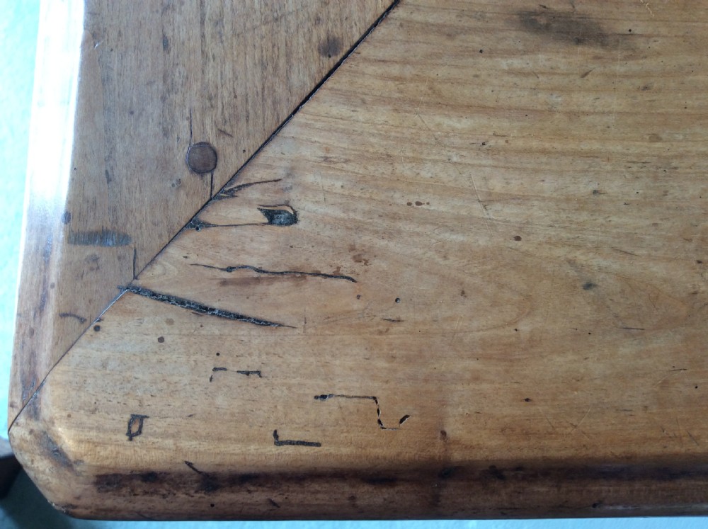 A very unusual French cherrywood desk View VII