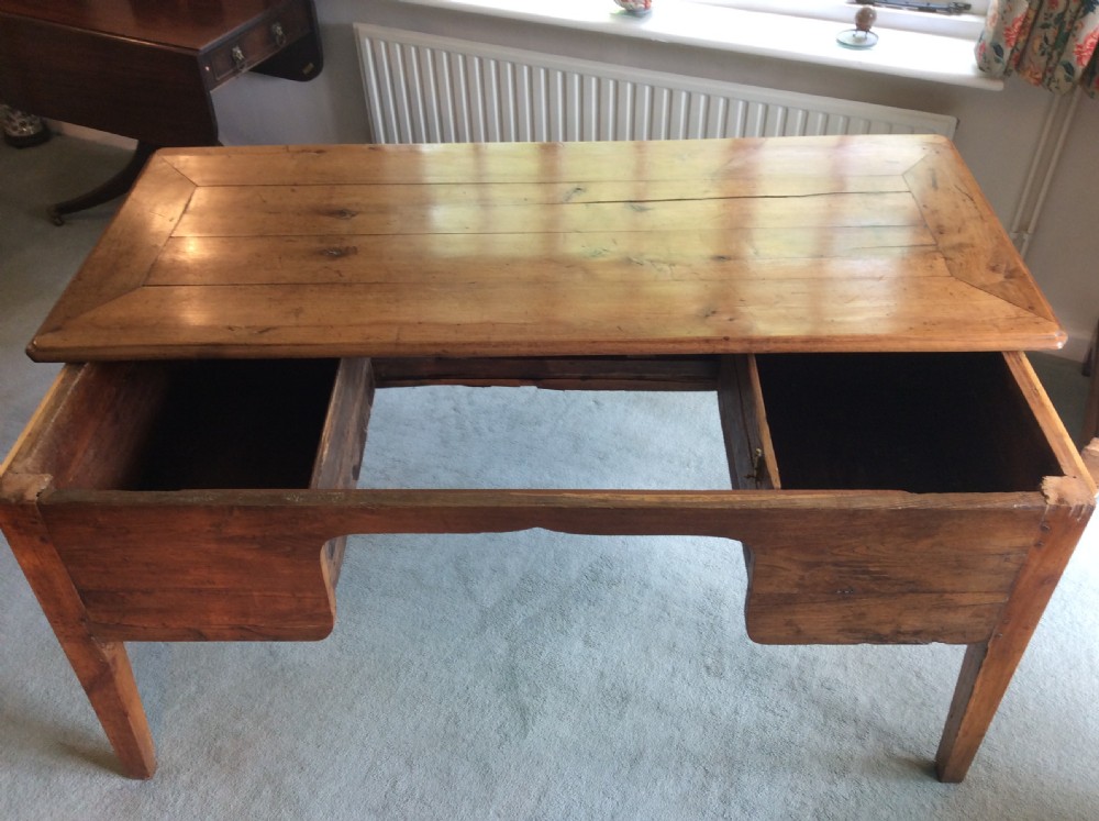 A very unusual French cherrywood desk View XI