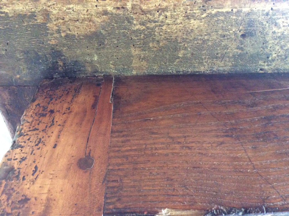 A 17thC French walnut refrectory hall table View XX