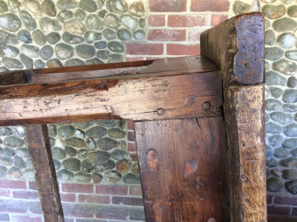 A 17thC French walnut refrectory hall table View XXI