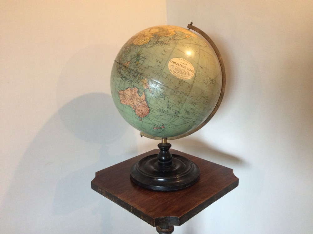 A 12'' Phillips terrestrial globe