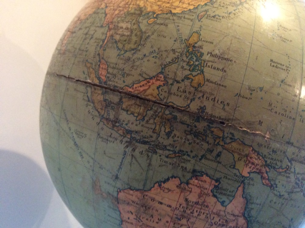 A 12'' Phillips terrestrial globe View III