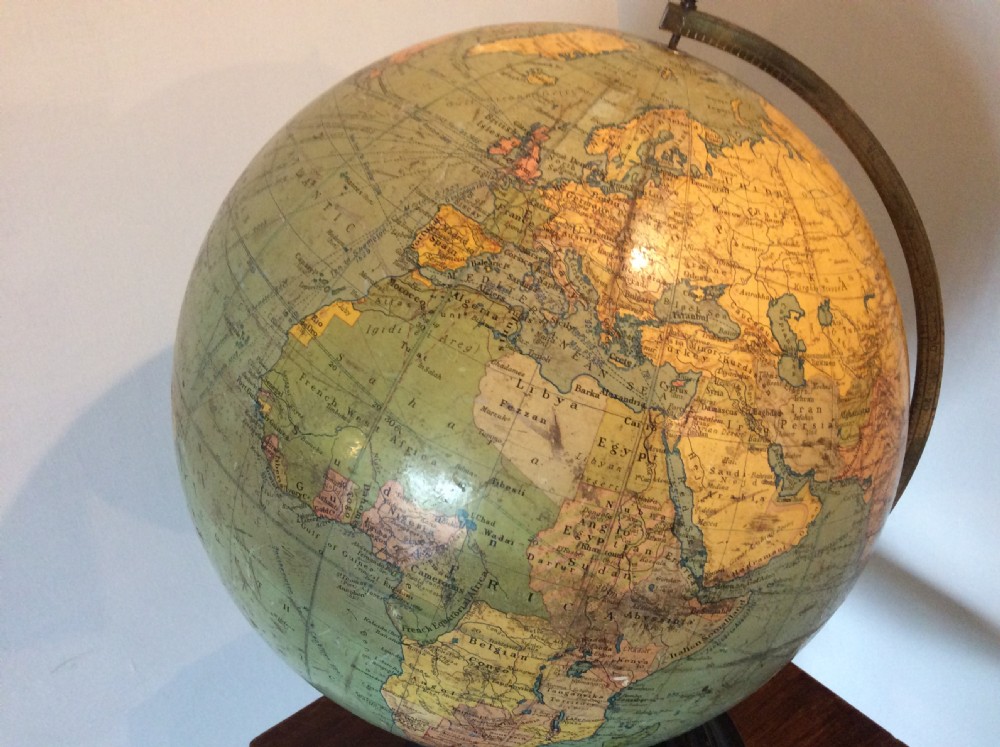 A 12'' Phillips terrestrial globe View IV