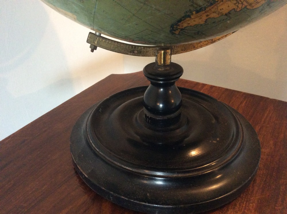 A 12'' Phillips terrestrial globe View VI