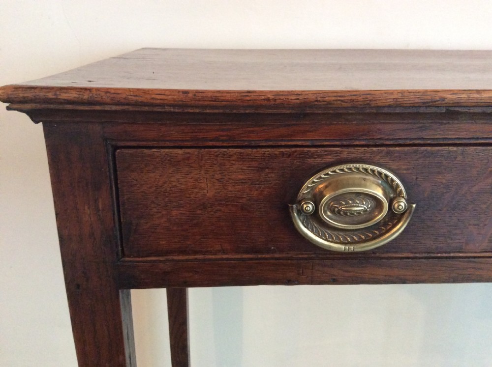 A Georgian oak side table View II