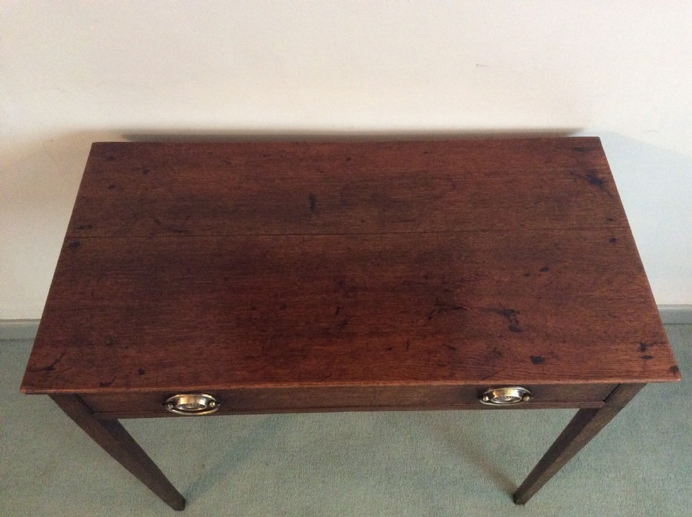 A Georgian oak side table View III